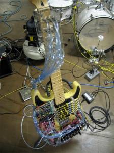 Jeremy Boyle's guitar, photo courtesy of Deadtech's website